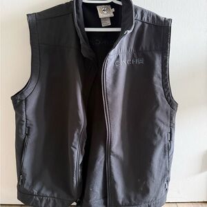 Cinch Men's Black Softshell Vest with Subtle Logo